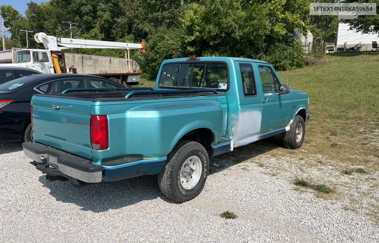 1994 Ford F150 VIN: 1FTEX14N1RKA59654 Lot: 71460634