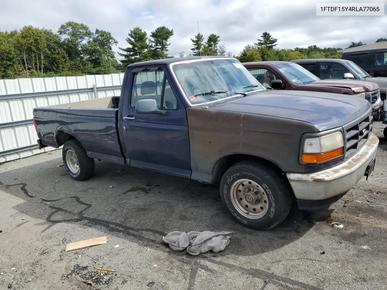 1994 Ford F150 VIN: 1FTDF15Y4RLA77065 Lot: 71922454