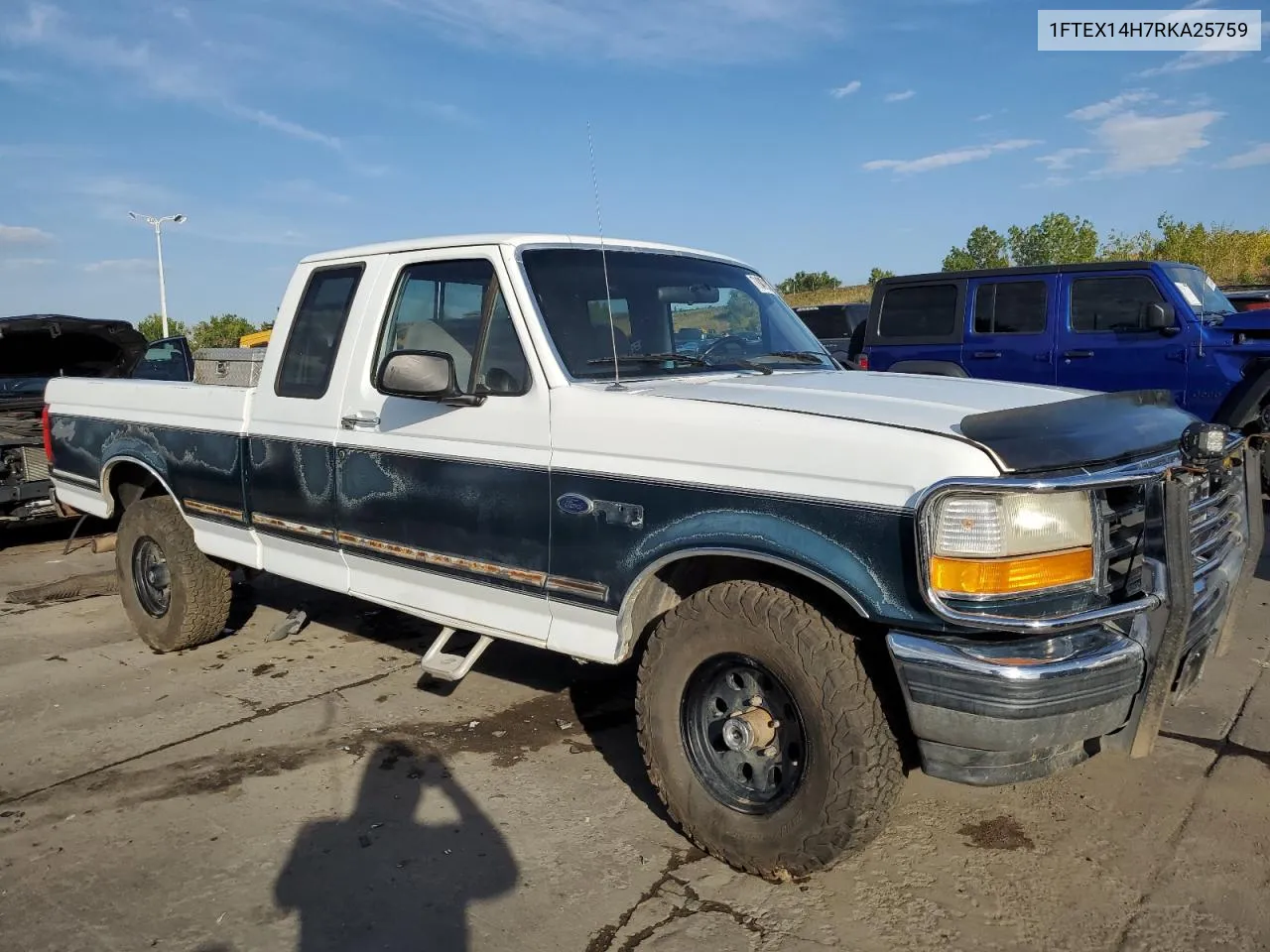 1994 Ford F150 VIN: 1FTEX14H7RKA25759 Lot: 73047854