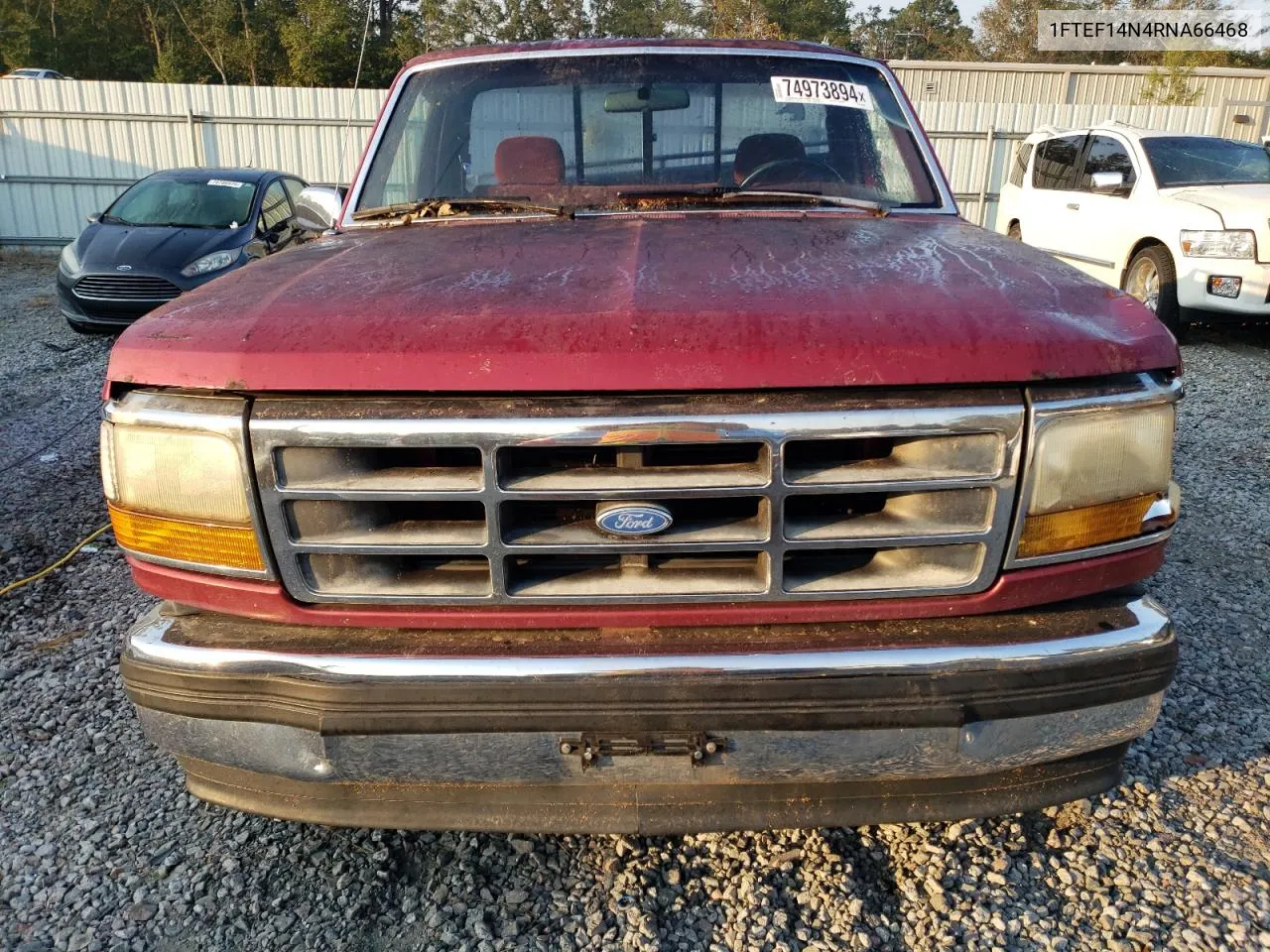 1994 Ford F150 VIN: 1FTEF14N4RNA66468 Lot: 74973894