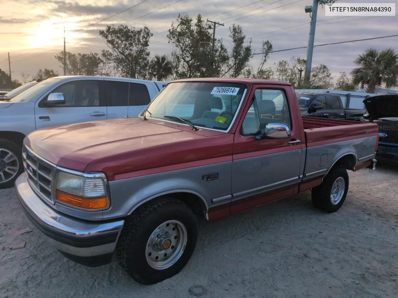 1994 Ford F150 VIN: 1FTEF15N8RNA84390 Lot: 75266914