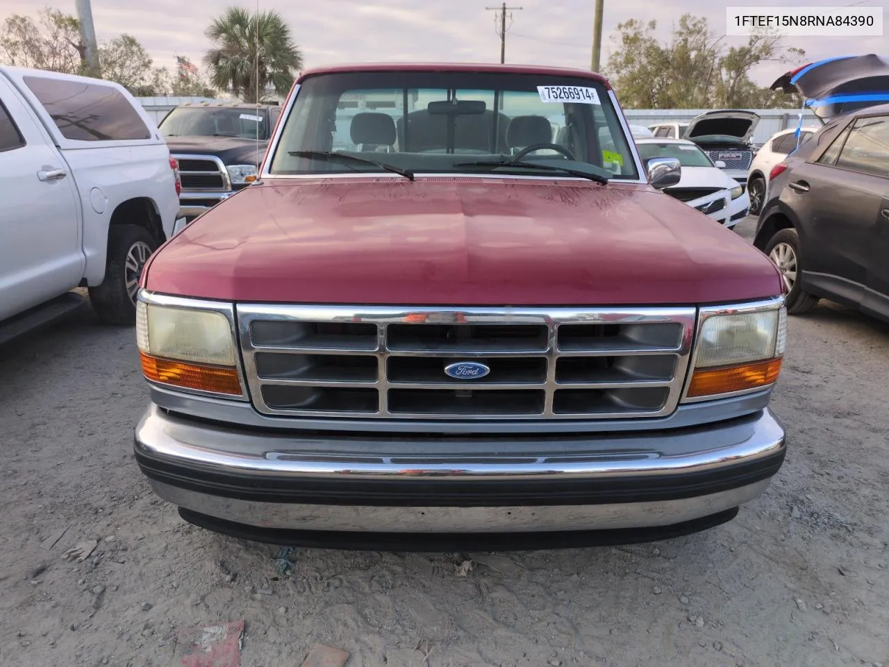 1994 Ford F150 VIN: 1FTEF15N8RNA84390 Lot: 75266914