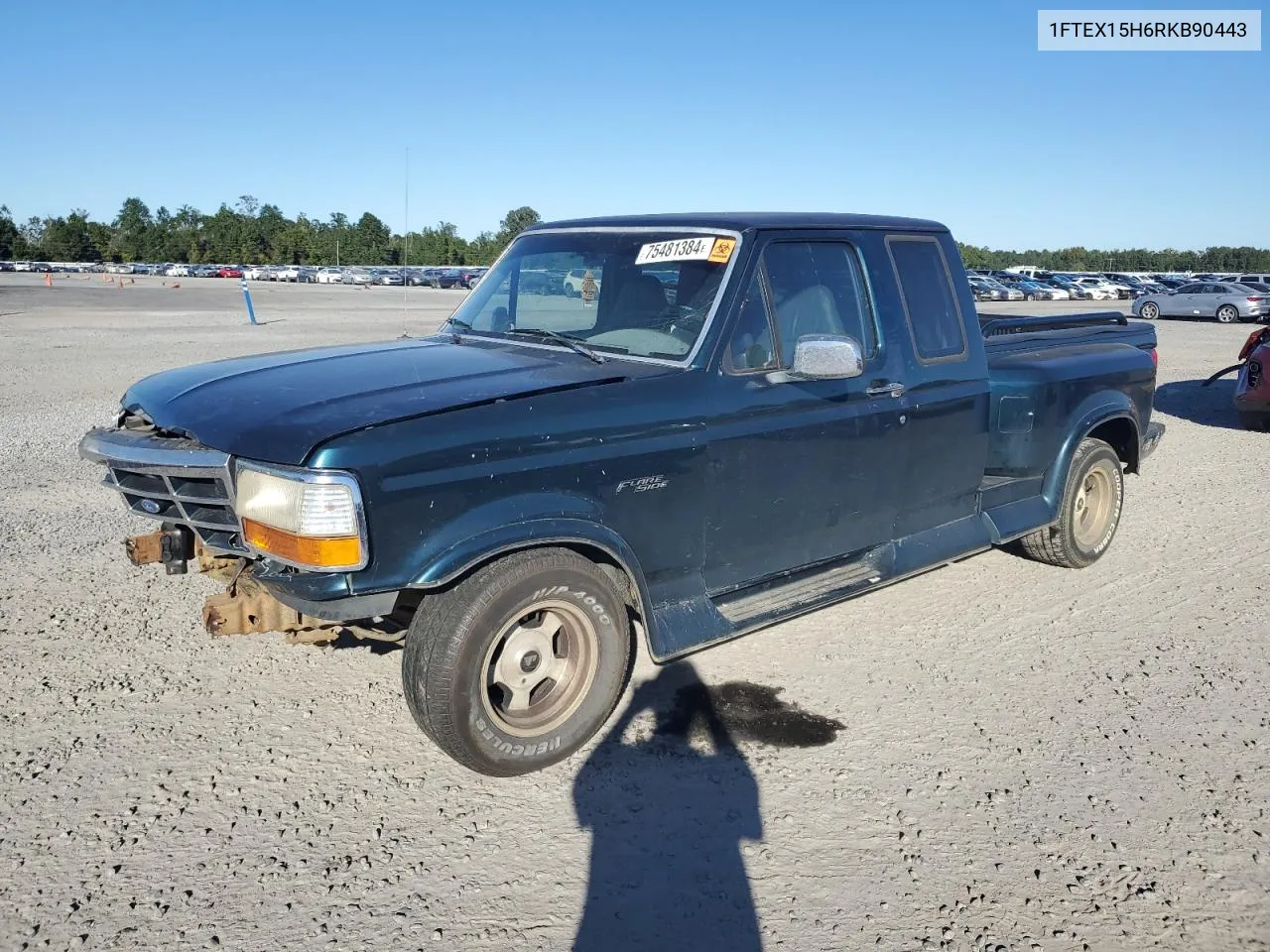 1994 Ford F150 VIN: 1FTEX15H6RKB90443 Lot: 75481384