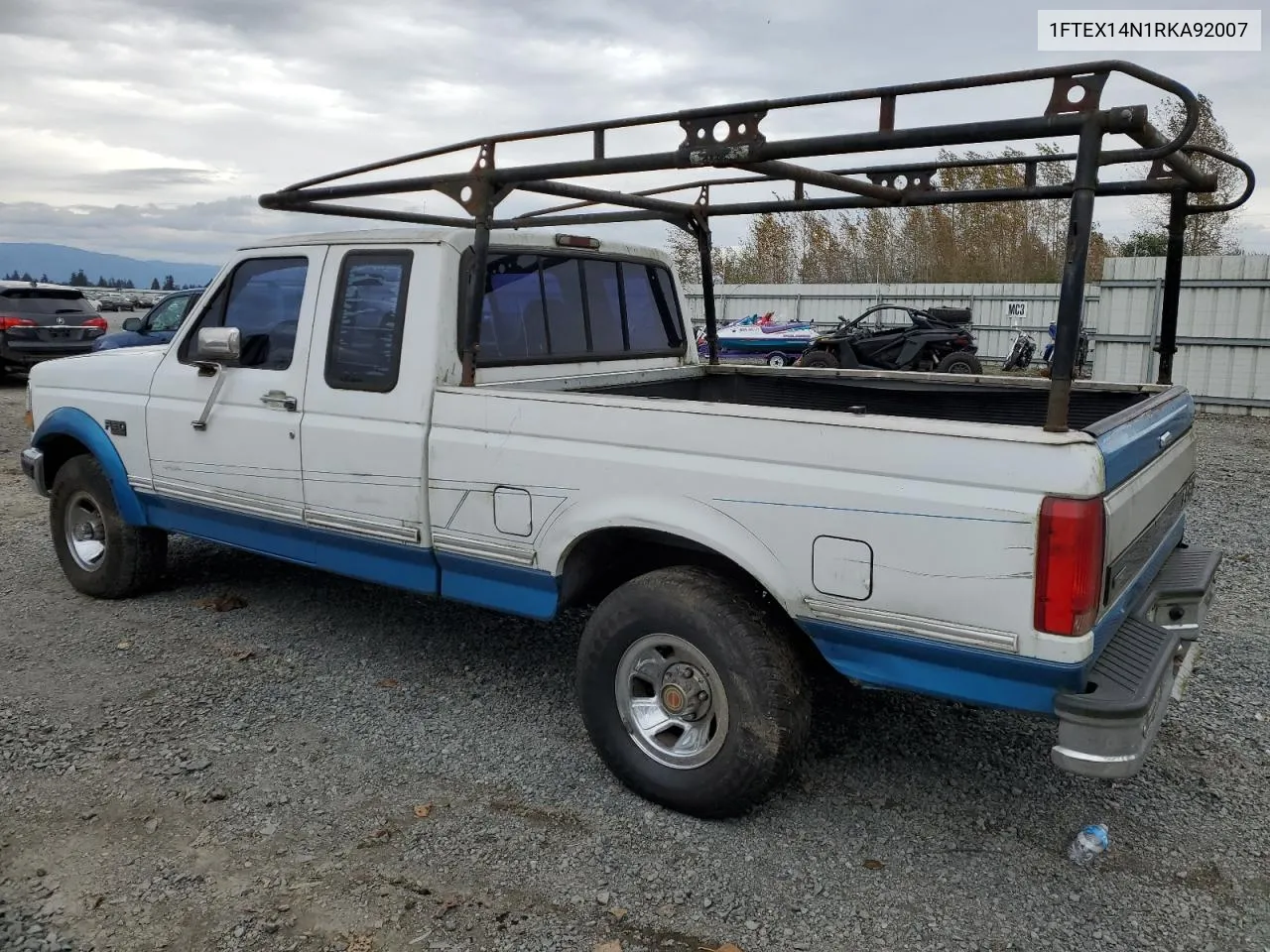 1994 Ford F150 VIN: 1FTEX14N1RKA92007 Lot: 75964994