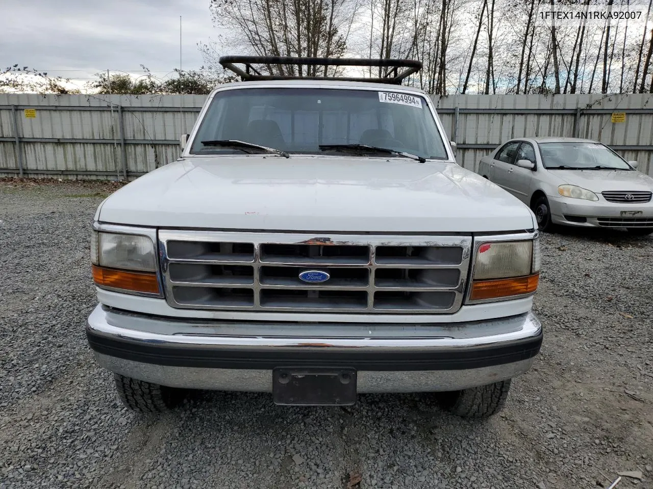 1994 Ford F150 VIN: 1FTEX14N1RKA92007 Lot: 75964994