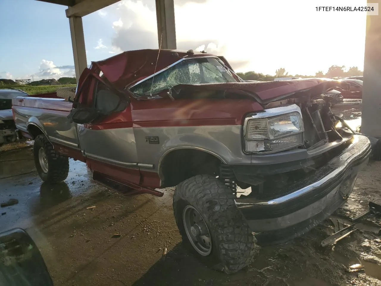 1994 Ford F150 VIN: 1FTEF14N6RLA42524 Lot: 76453324