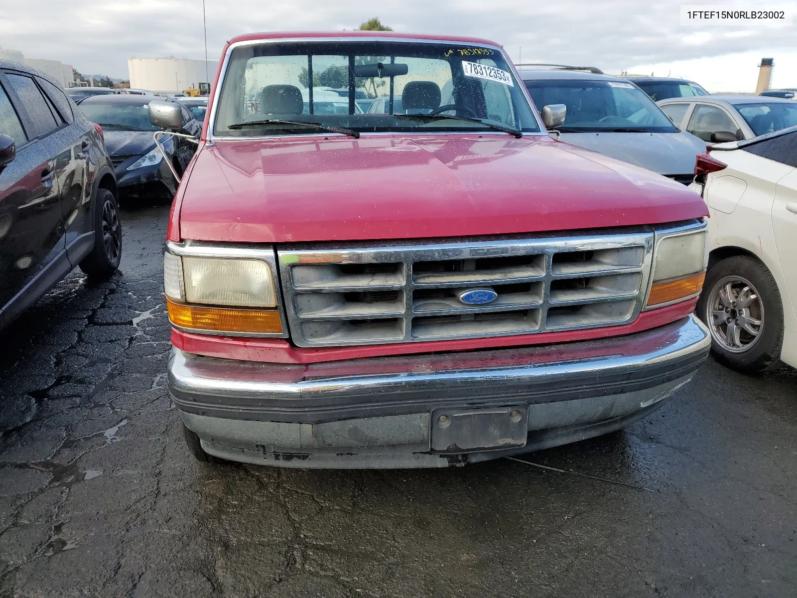 1994 Ford F150 VIN: 1FTEF15N0RLB23002 Lot: 78312353