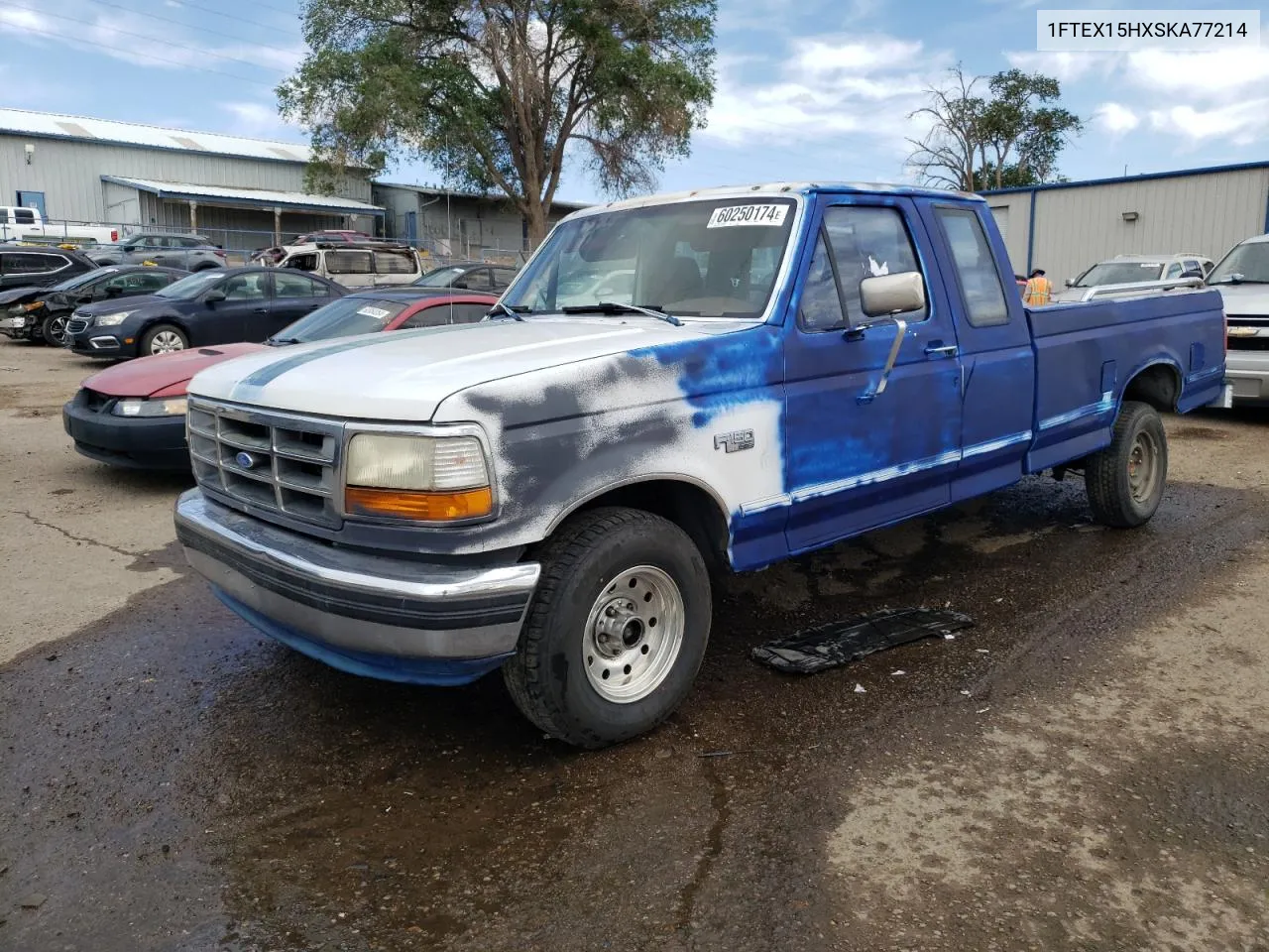 1995 Ford F150 VIN: 1FTEX15HXSKA77214 Lot: 60250174