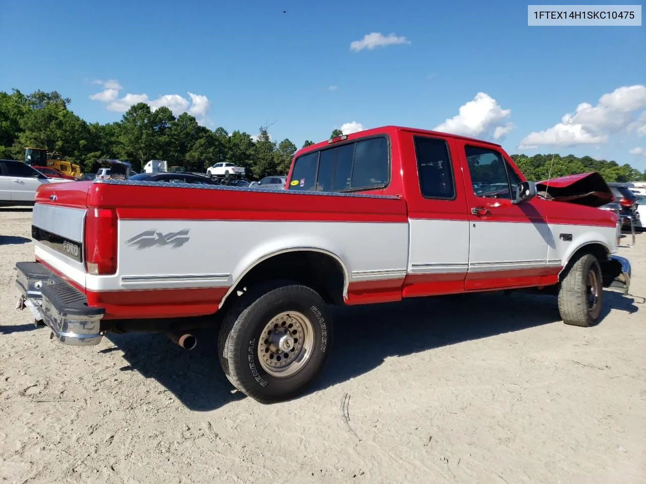 1995 Ford F150 VIN: 1FTEX14H1SKC10475 Lot: 60998044