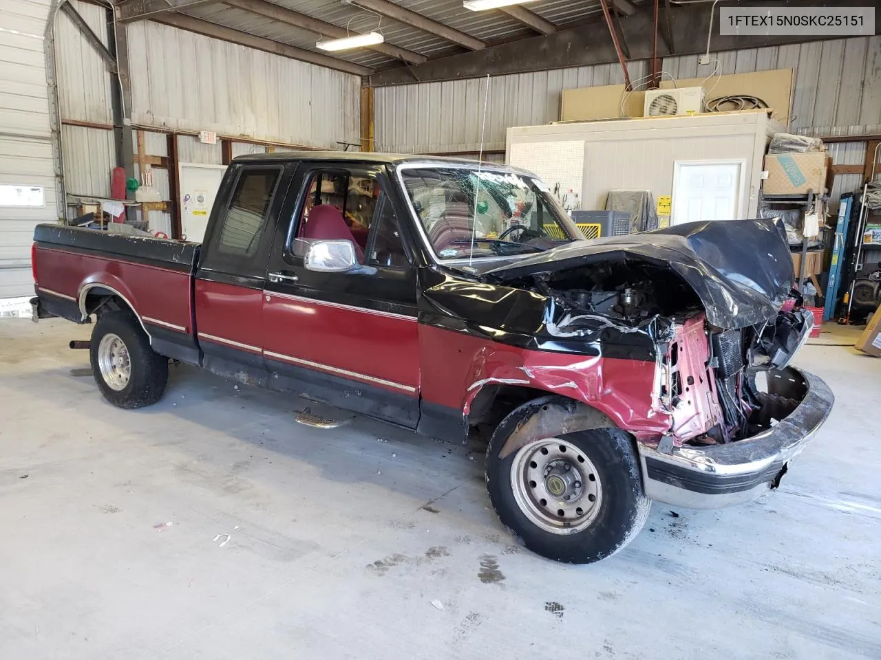 1995 Ford F150 VIN: 1FTEX15N0SKC25151 Lot: 67682654