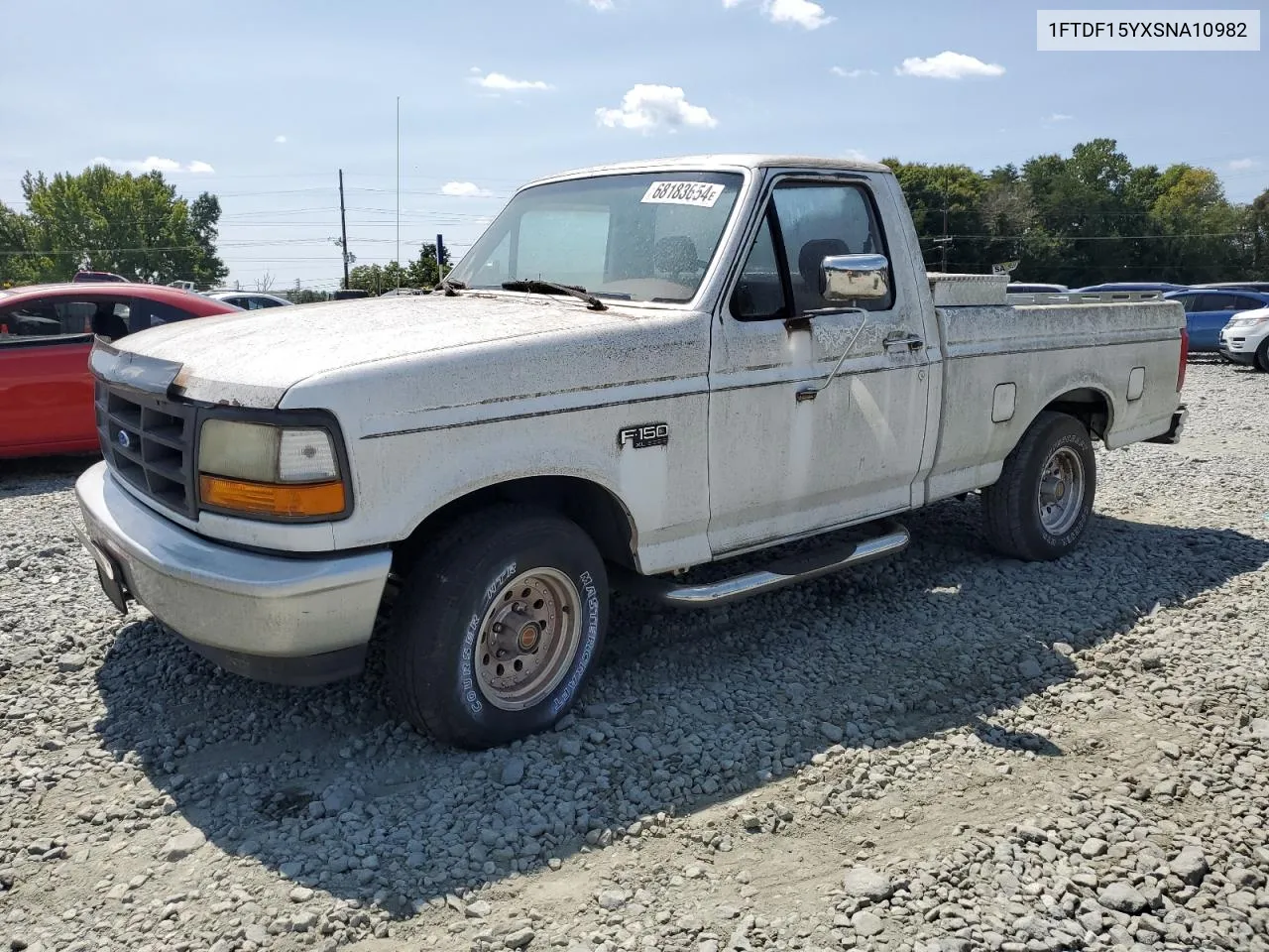 1995 Ford F150 VIN: 1FTDF15YXSNA10982 Lot: 68183654