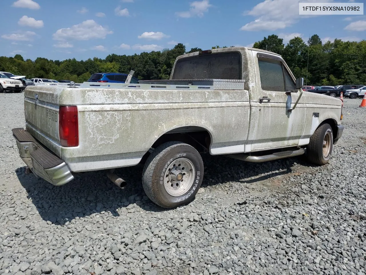 1995 Ford F150 VIN: 1FTDF15YXSNA10982 Lot: 68183654