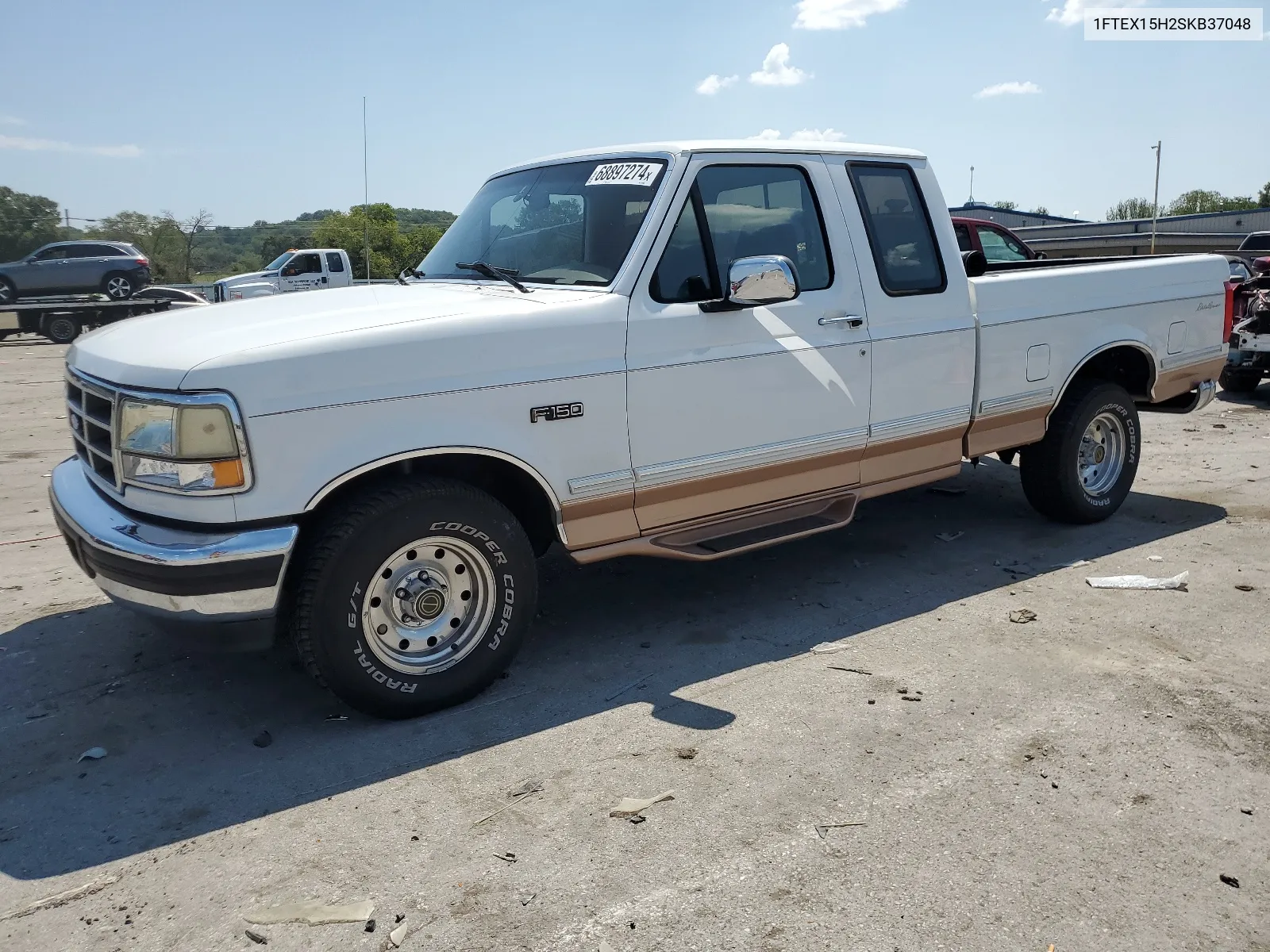 1995 Ford F150 VIN: 1FTEX15H2SKB37048 Lot: 68897274