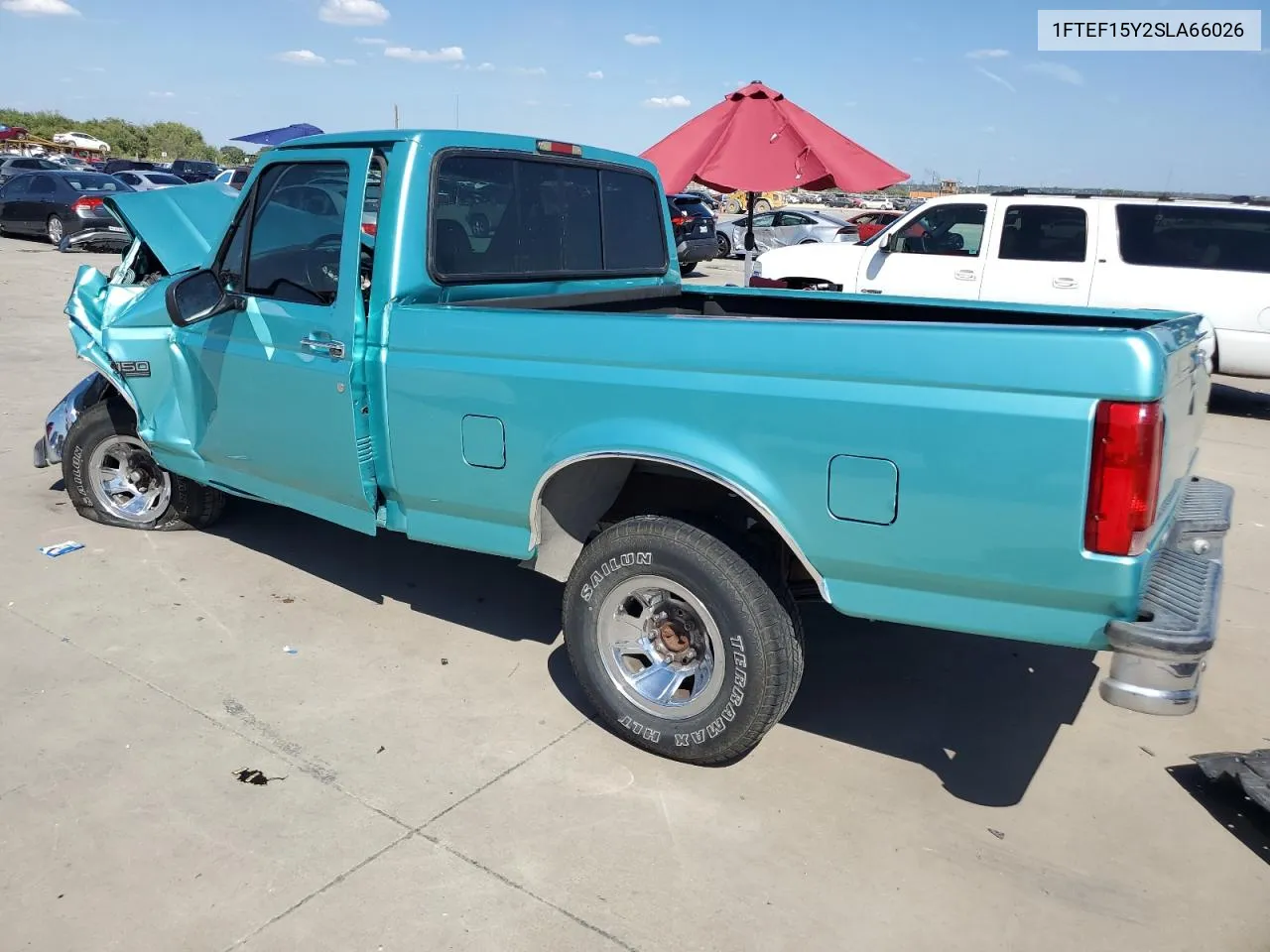 1995 Ford F150 VIN: 1FTEF15Y2SLA66026 Lot: 72387894