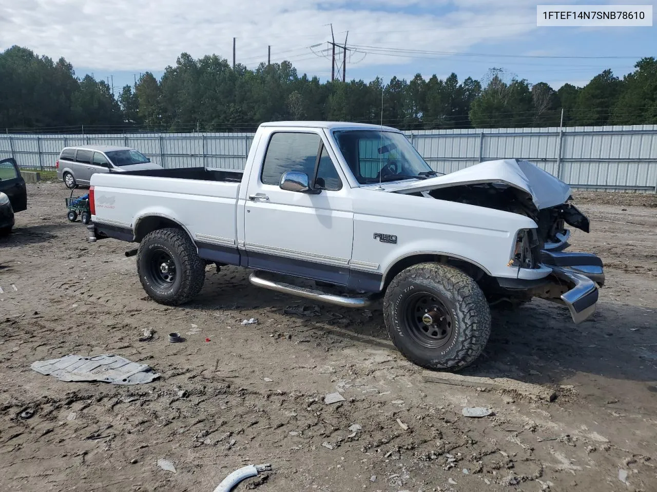 1995 Ford F150 VIN: 1FTEF14N7SNB78610 Lot: 72466834