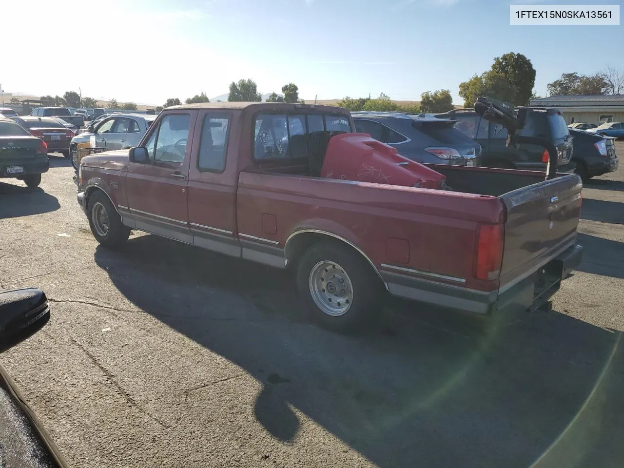 1995 Ford F150 VIN: 1FTEX15N0SKA13561 Lot: 72557694