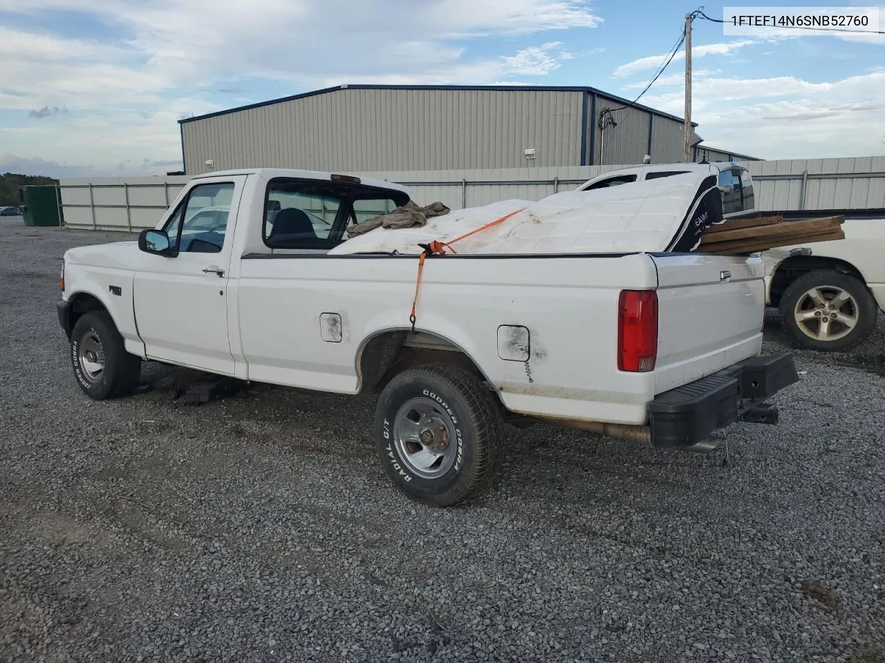 1995 Ford F150 VIN: 1FTEF14N6SNB52760 Lot: 73357164