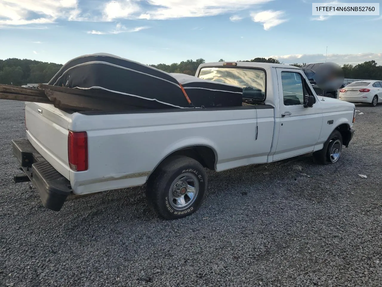 1995 Ford F150 VIN: 1FTEF14N6SNB52760 Lot: 73357164