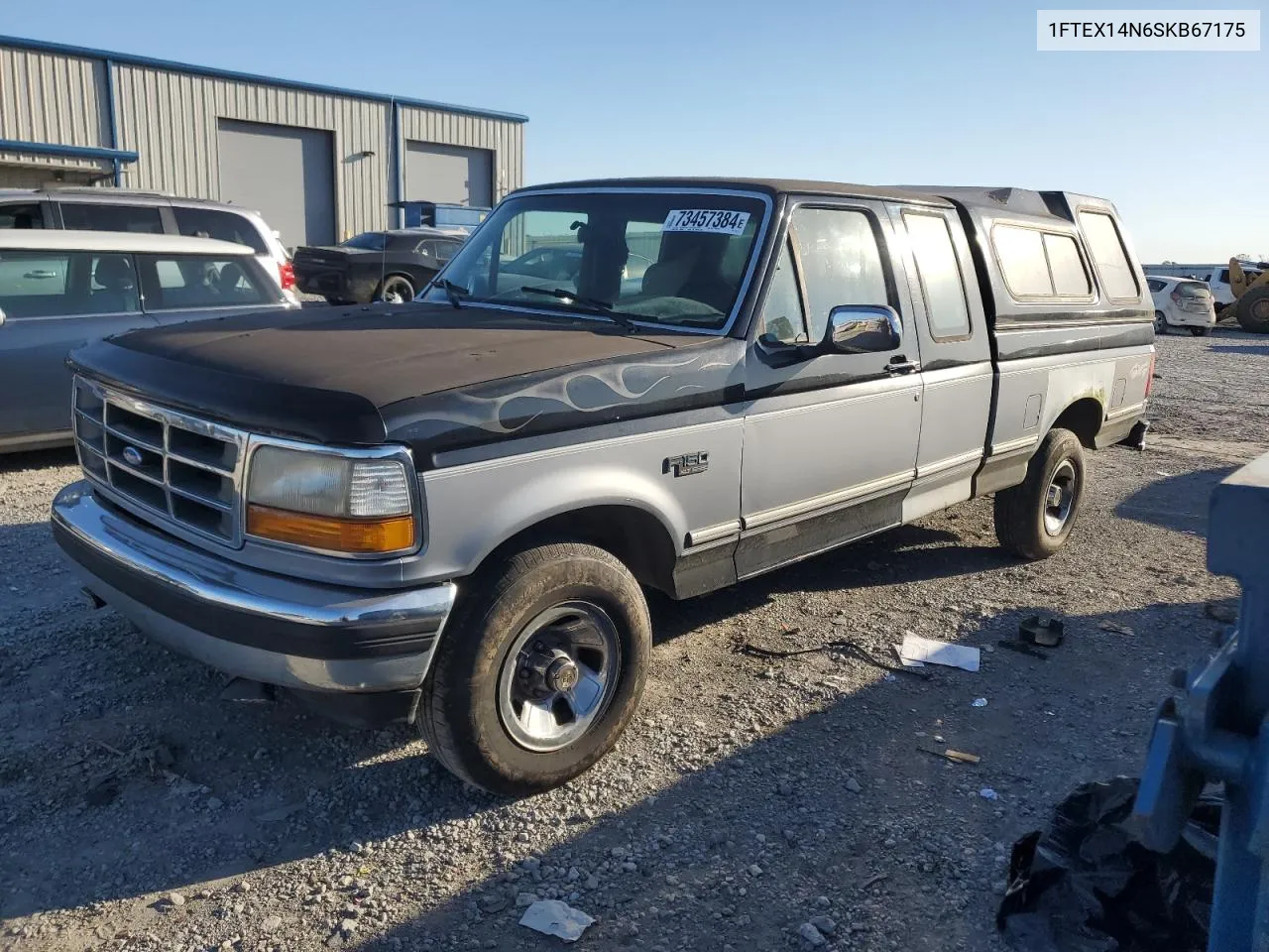 1995 Ford F150 VIN: 1FTEX14N6SKB67175 Lot: 73457384