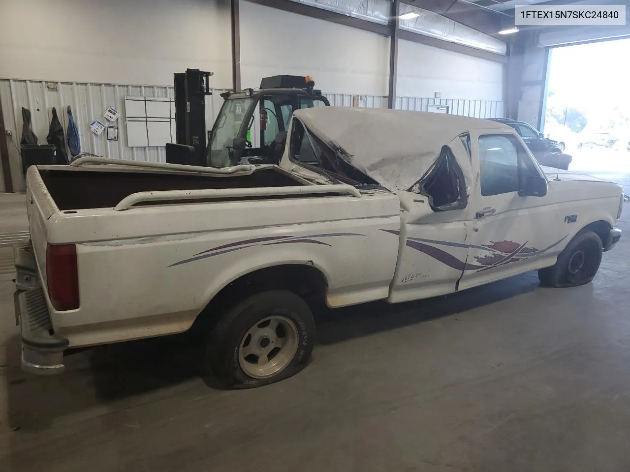 1995 Ford F150 VIN: 1FTEX15N7SKC24840 Lot: 74004864