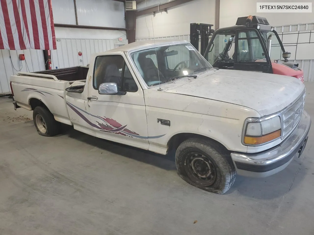 1995 Ford F150 VIN: 1FTEX15N7SKC24840 Lot: 74004864