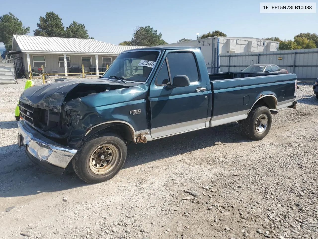 1995 Ford F150 VIN: 1FTEF15N7SLB10088 Lot: 74296634