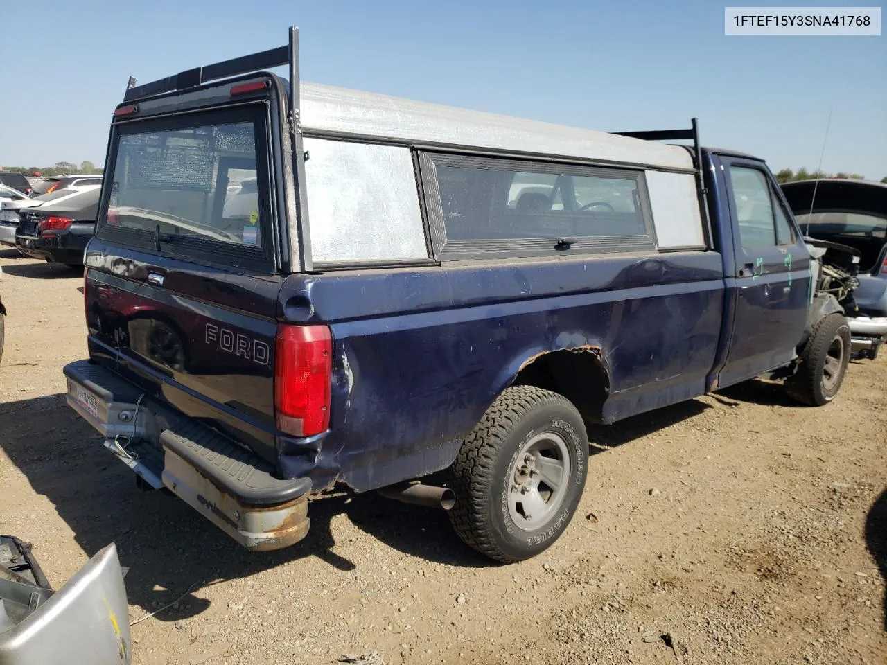 1995 Ford F150 VIN: 1FTEF15Y3SNA41768 Lot: 74502204