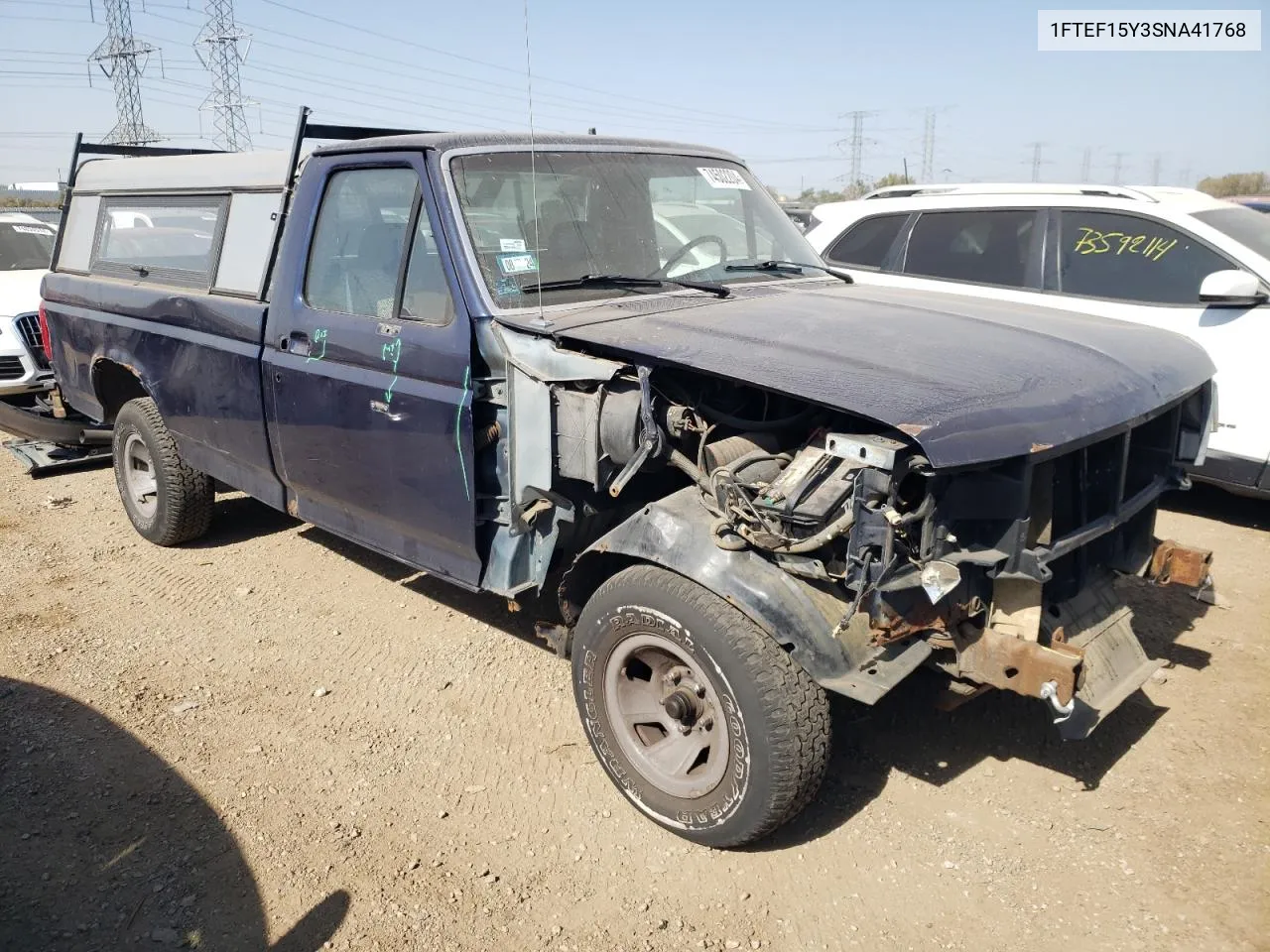 1995 Ford F150 VIN: 1FTEF15Y3SNA41768 Lot: 74502204