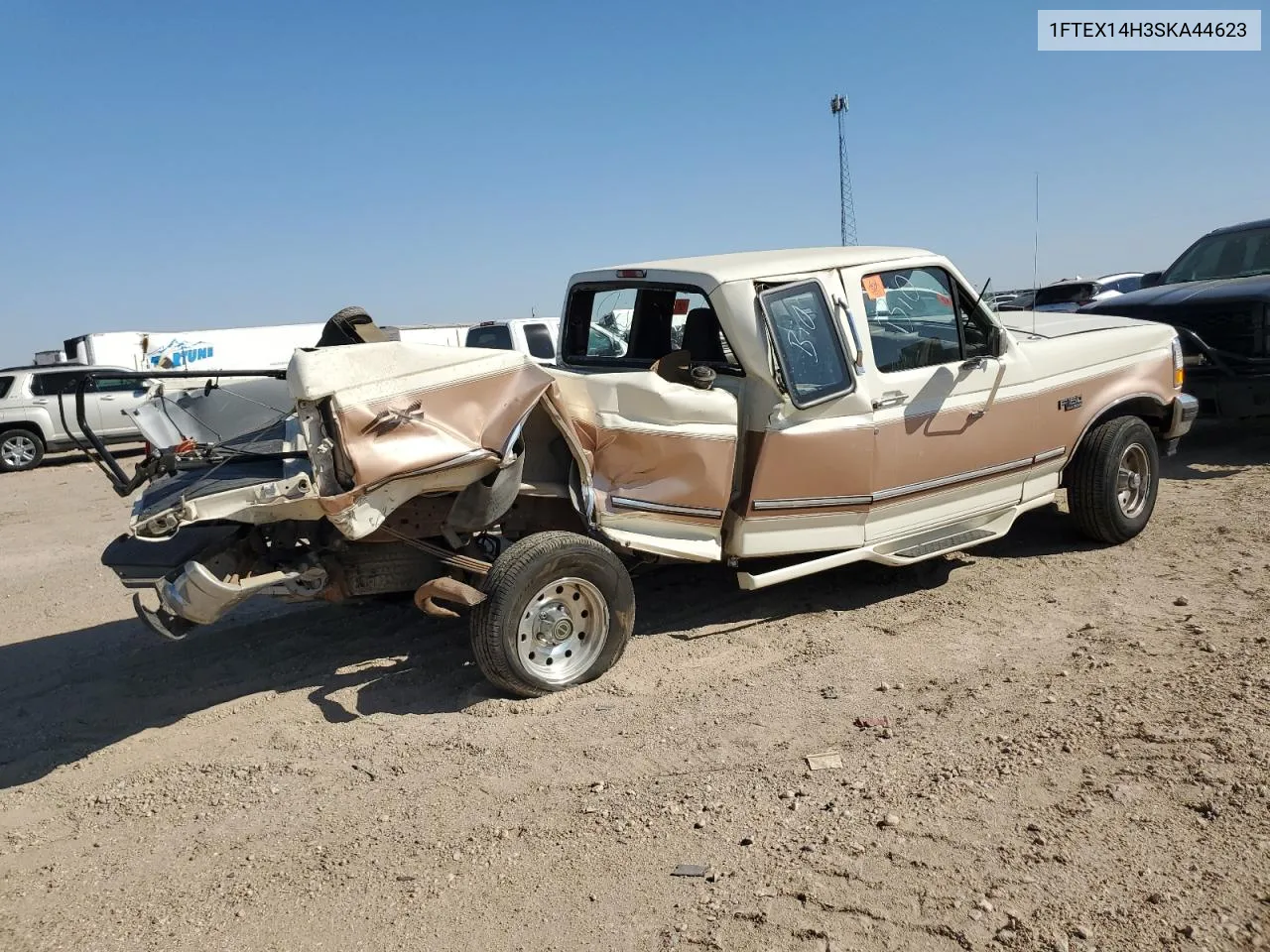 1995 Ford F150 VIN: 1FTEX14H3SKA44623 Lot: 74835704