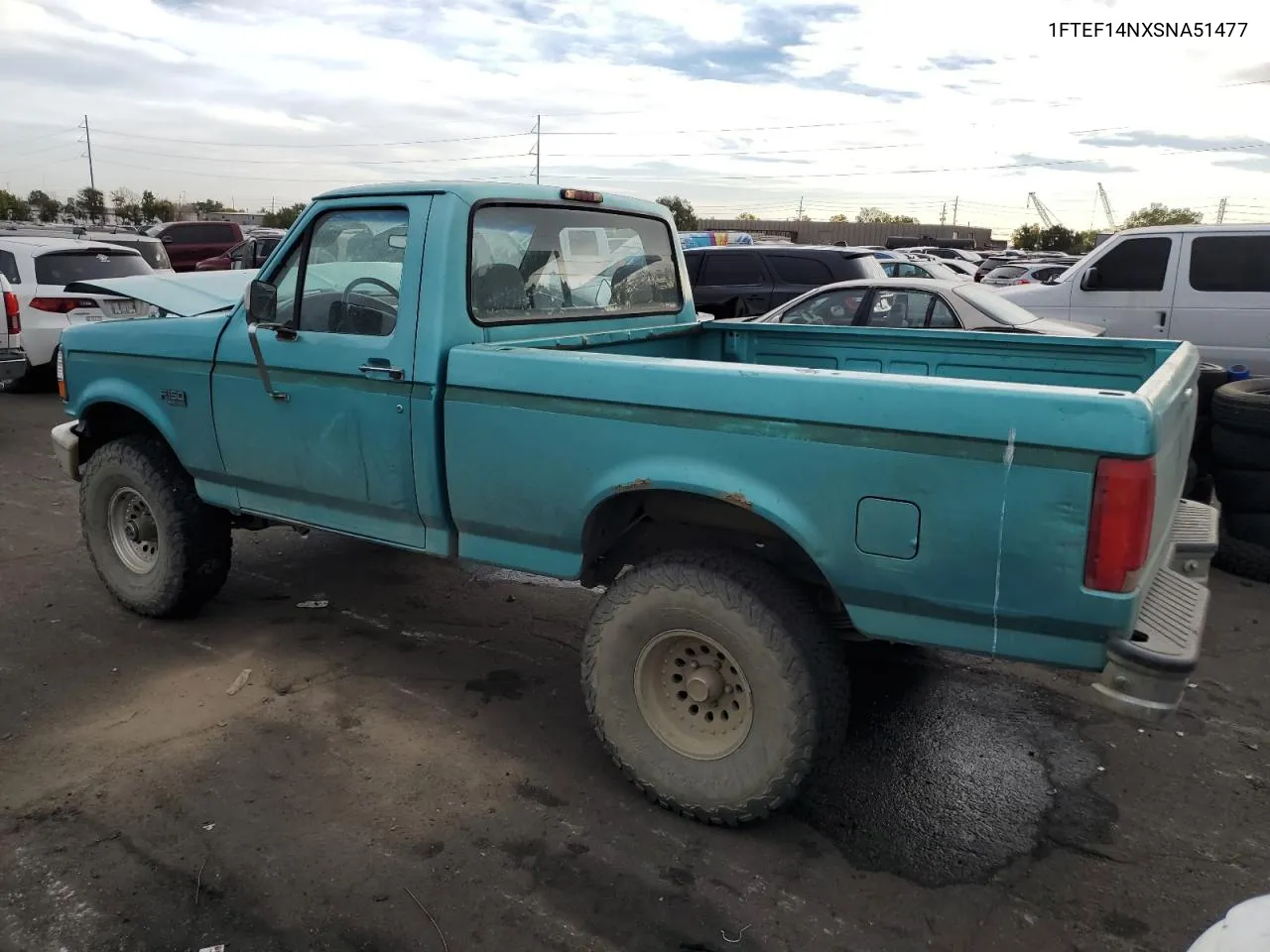 1995 Ford F150 VIN: 1FTEF14NXSNA51477 Lot: 76371134