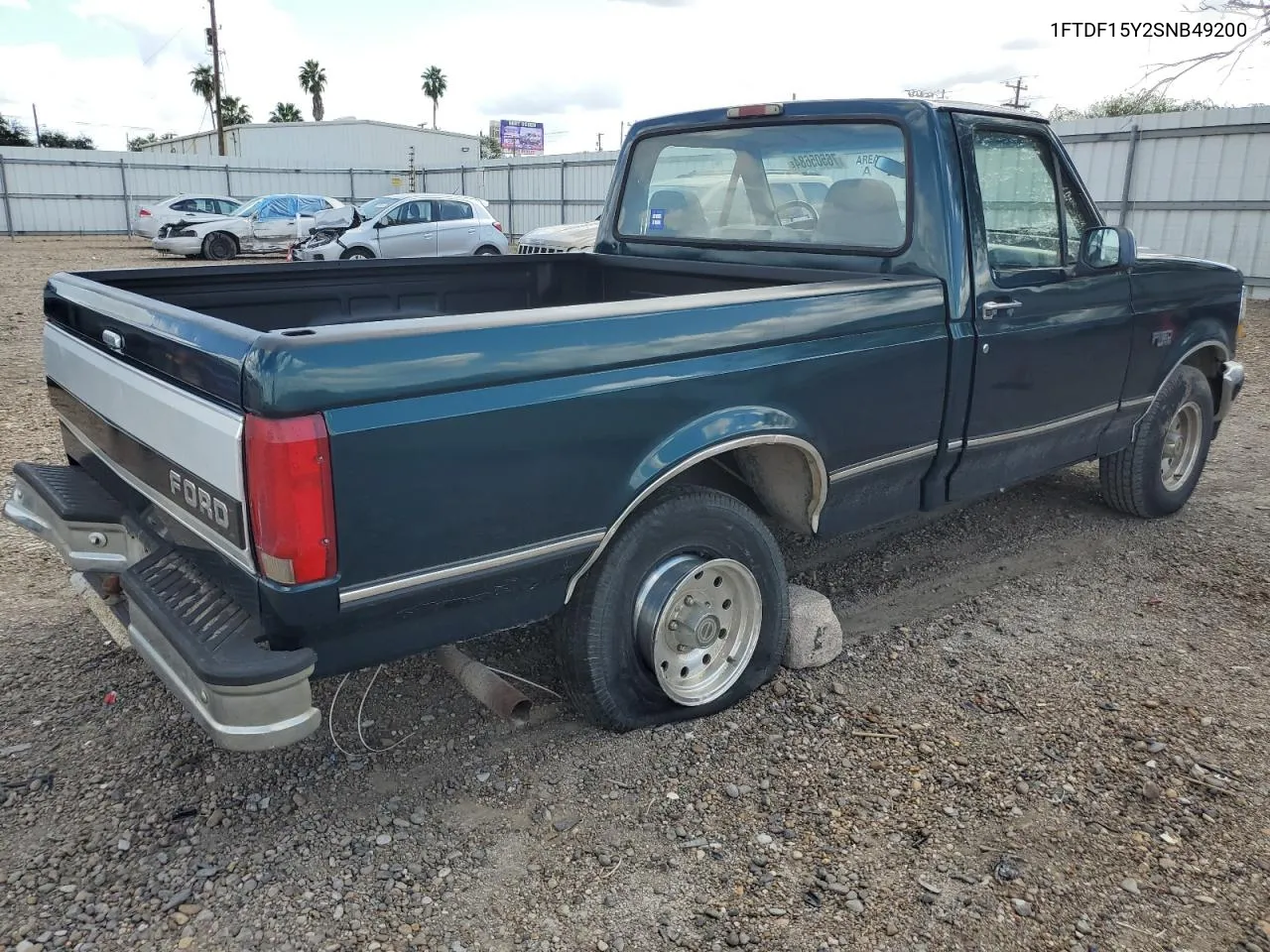 1995 Ford F150 VIN: 1FTDF15Y2SNB49200 Lot: 76505684