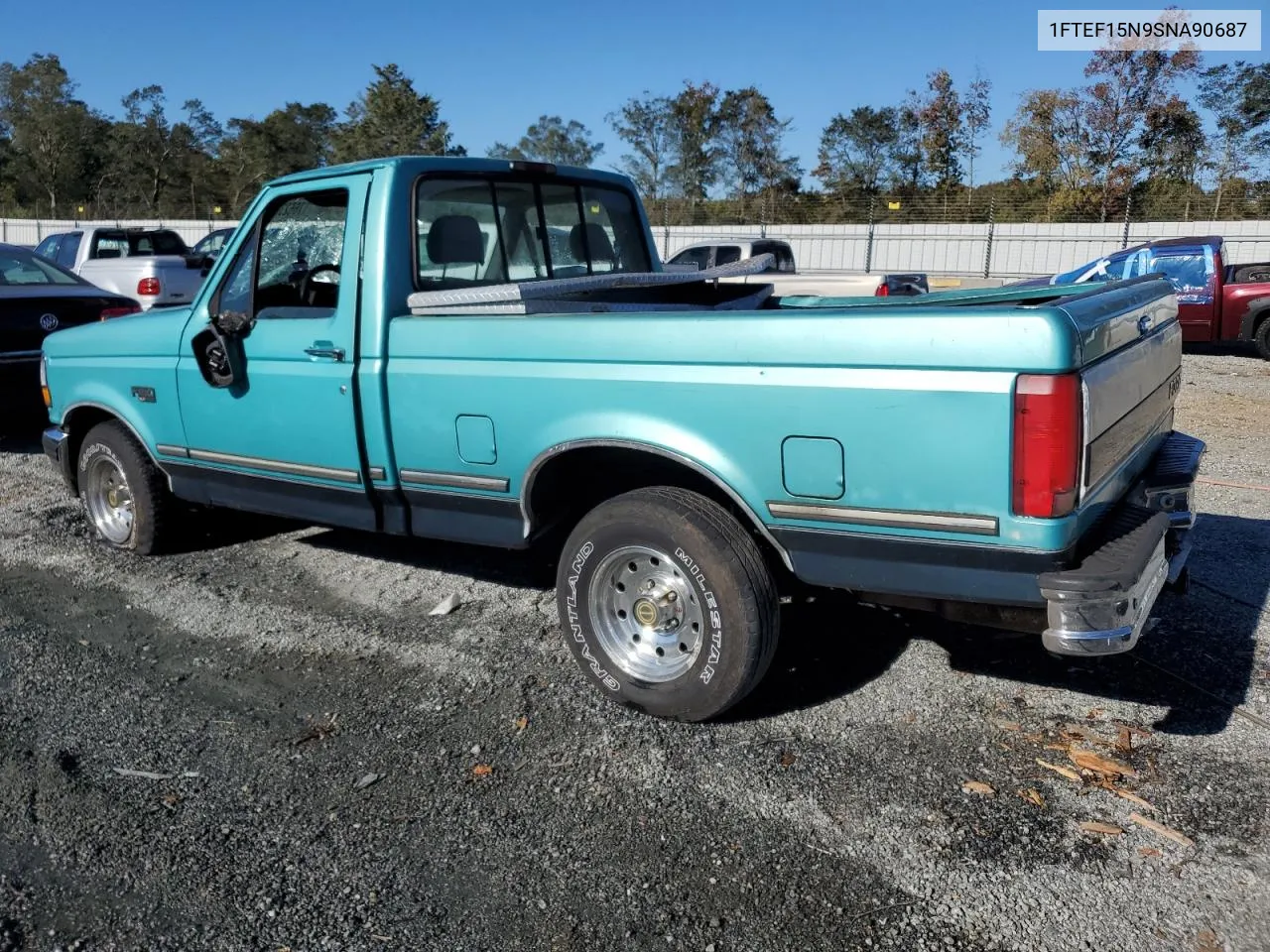 1995 Ford F150 VIN: 1FTEF15N9SNA90687 Lot: 76623644