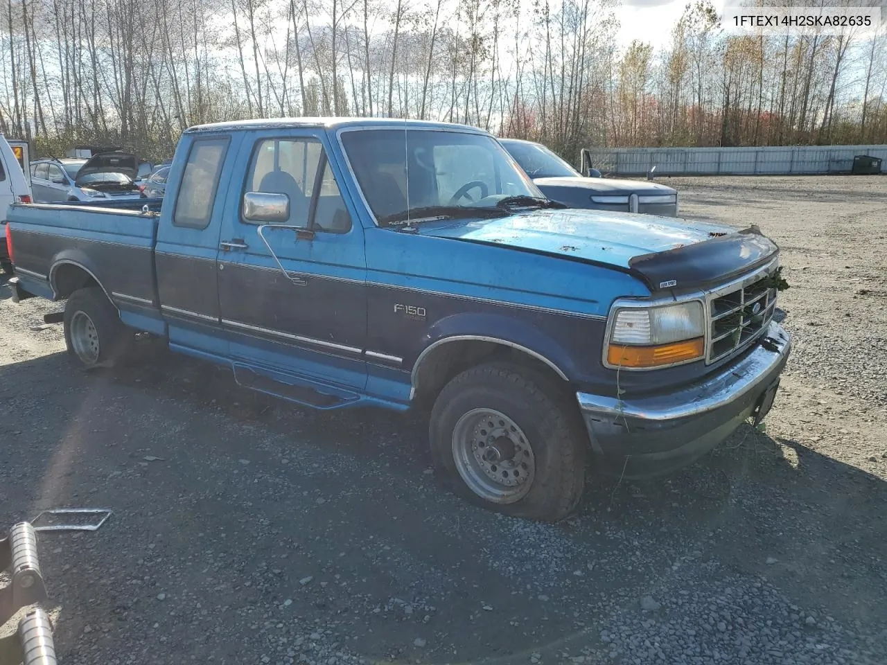 1995 Ford F150 VIN: 1FTEX14H2SKA82635 Lot: 77324504