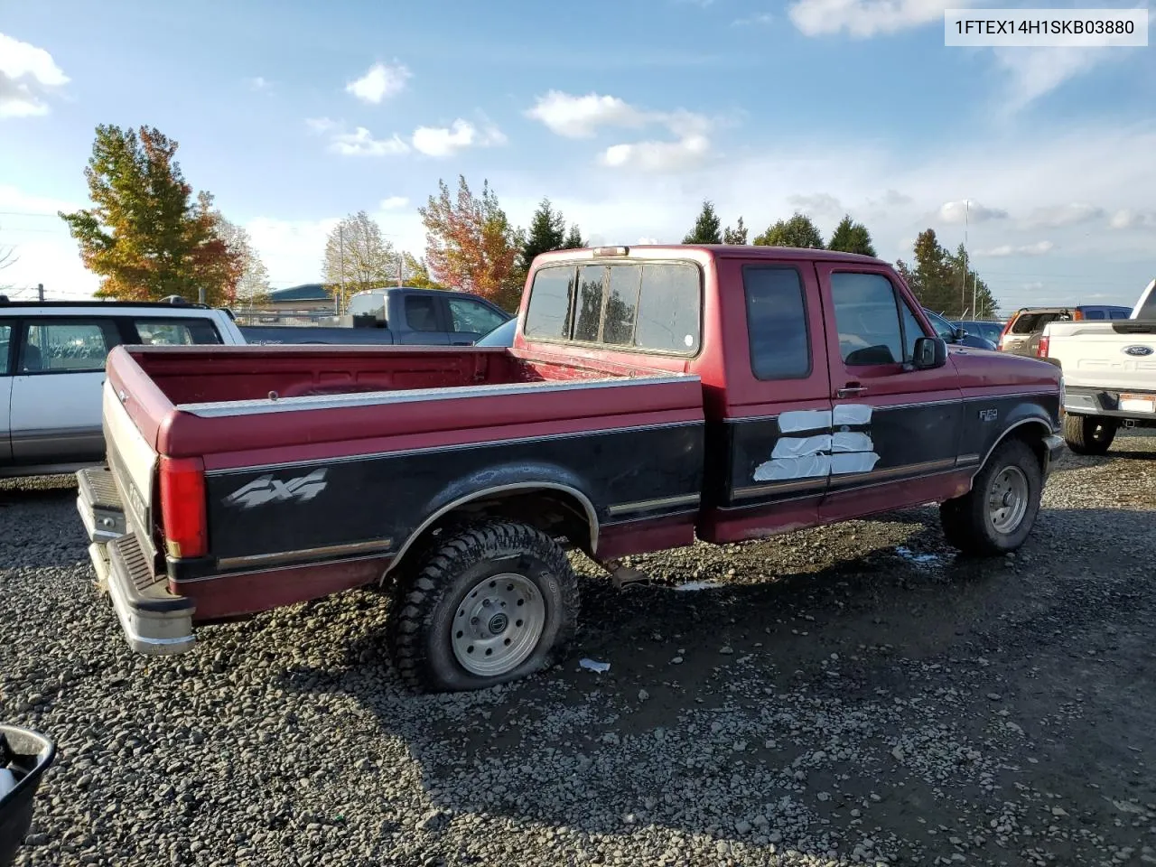 1995 Ford F150 VIN: 1FTEX14H1SKB03880 Lot: 77352324