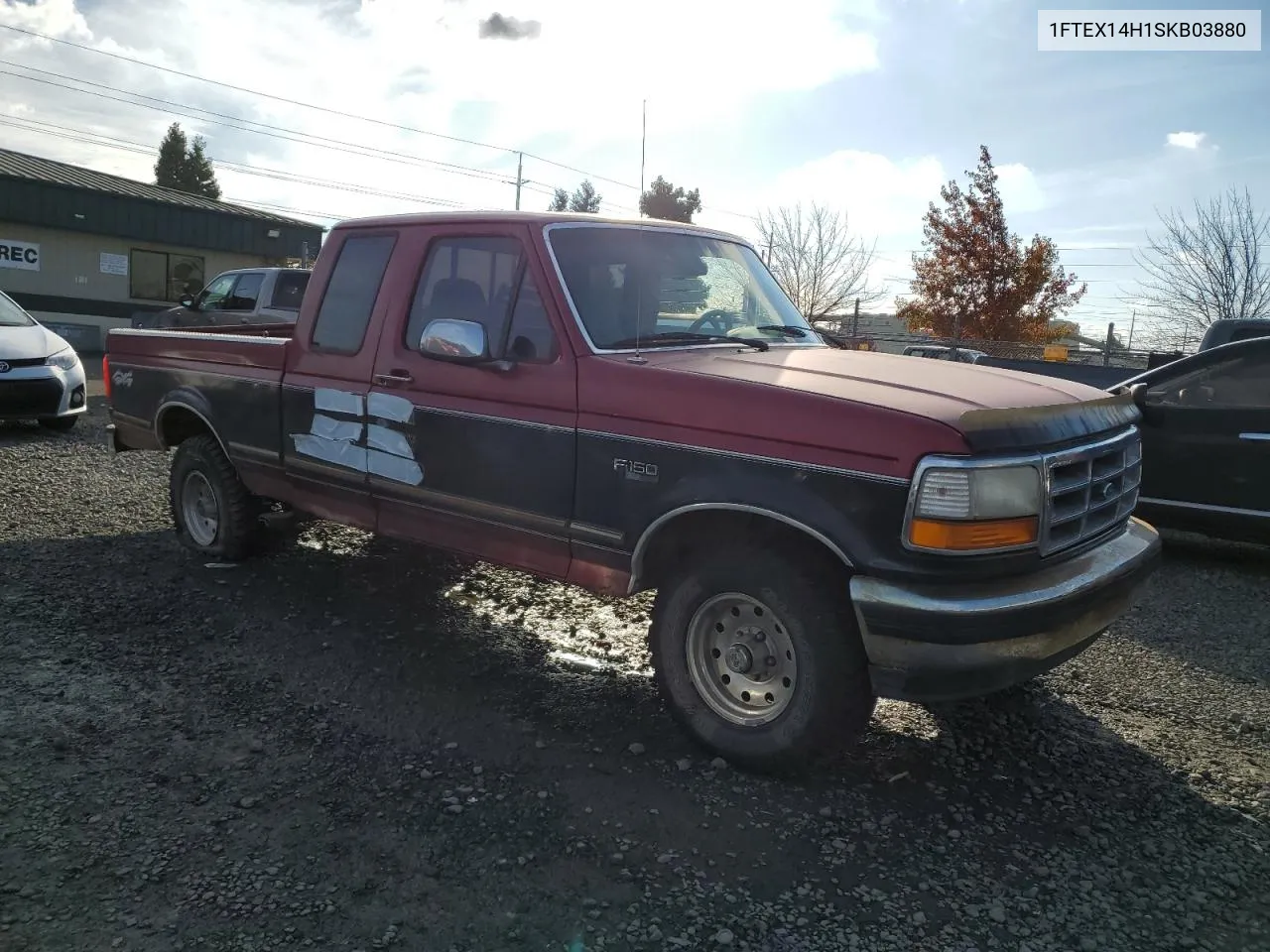 1995 Ford F150 VIN: 1FTEX14H1SKB03880 Lot: 77352324