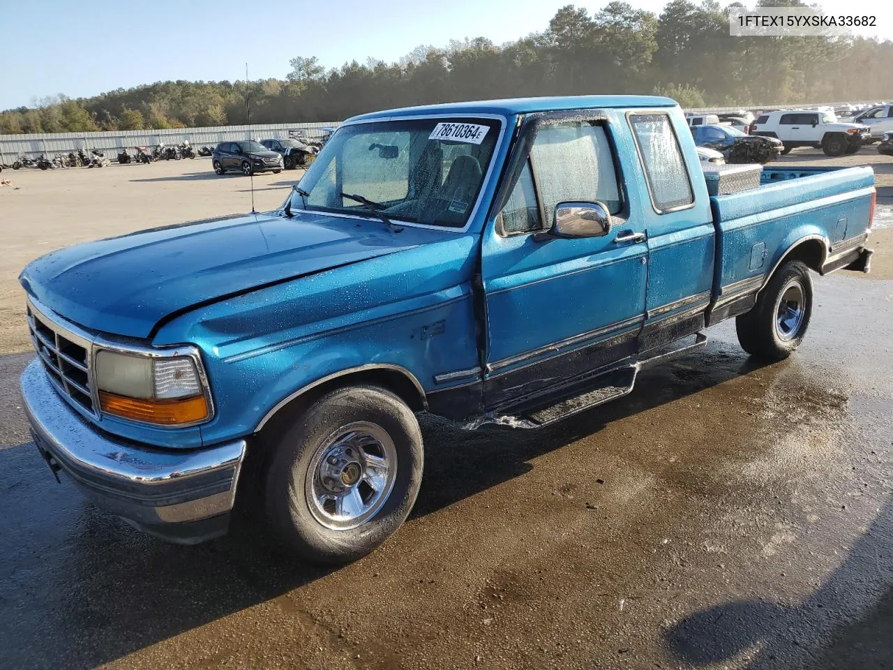 1995 Ford F150 VIN: 1FTEX15YXSKA33682 Lot: 78610364