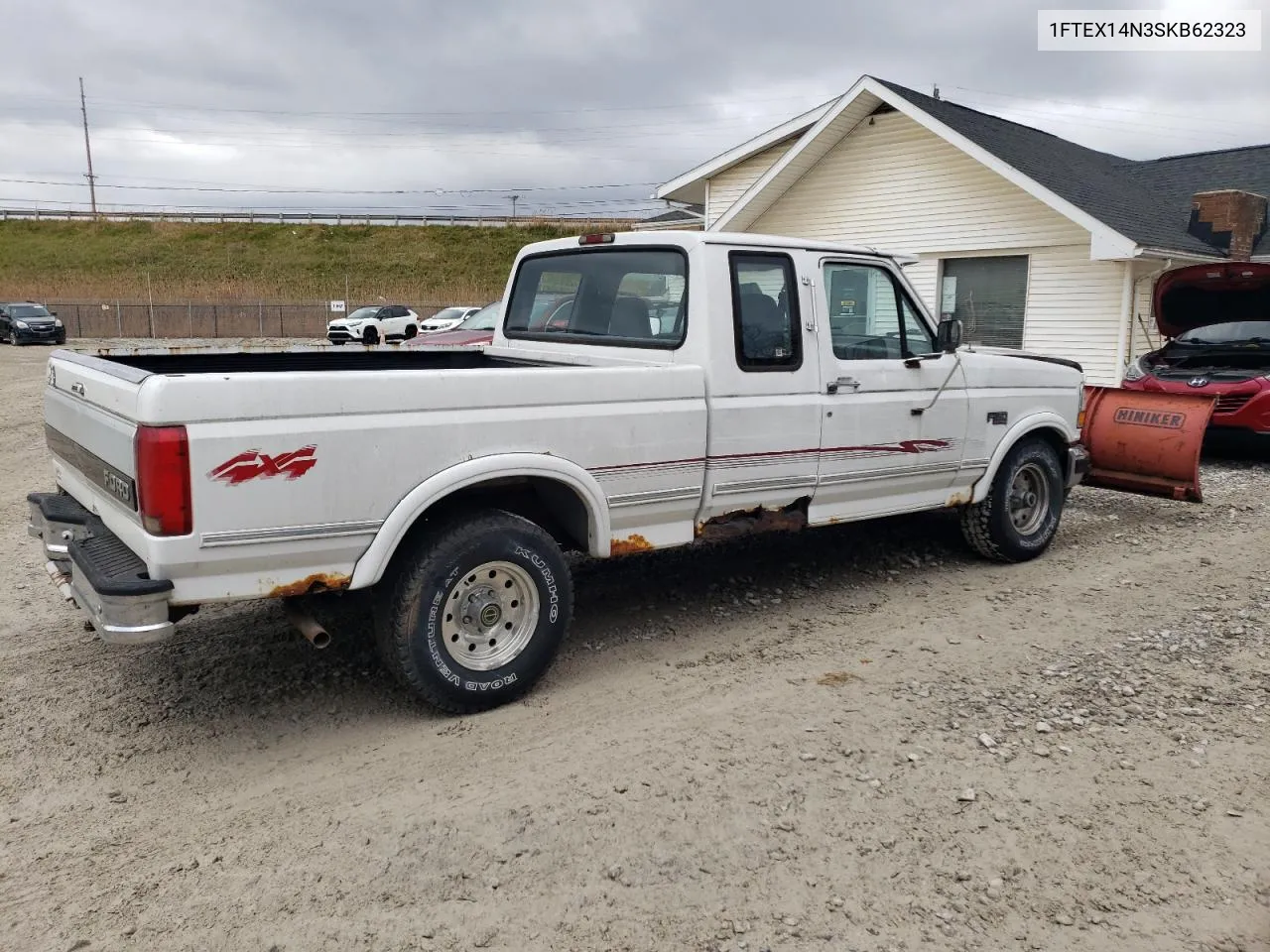 1995 Ford F150 VIN: 1FTEX14N3SKB62323 Lot: 79801354