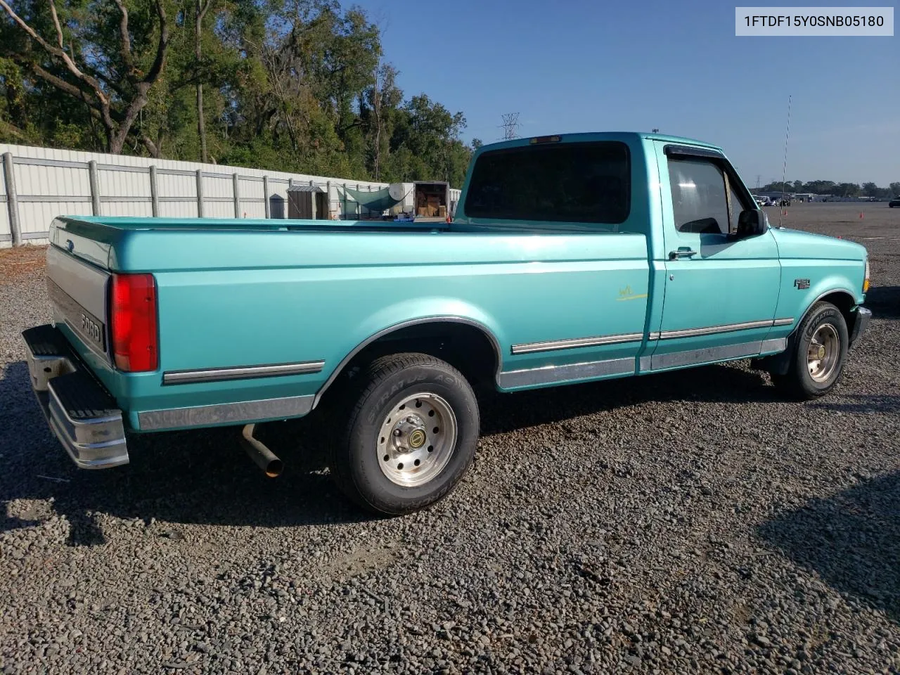 1995 Ford F150 VIN: 1FTDF15Y0SNB05180 Lot: 80009034