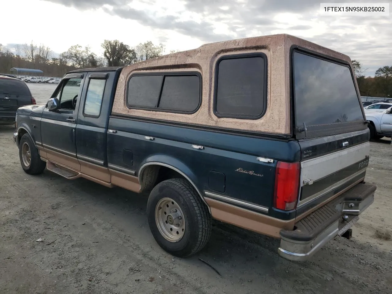 1995 Ford F150 VIN: 1FTEX15N9SKB25002 Lot: 80117184