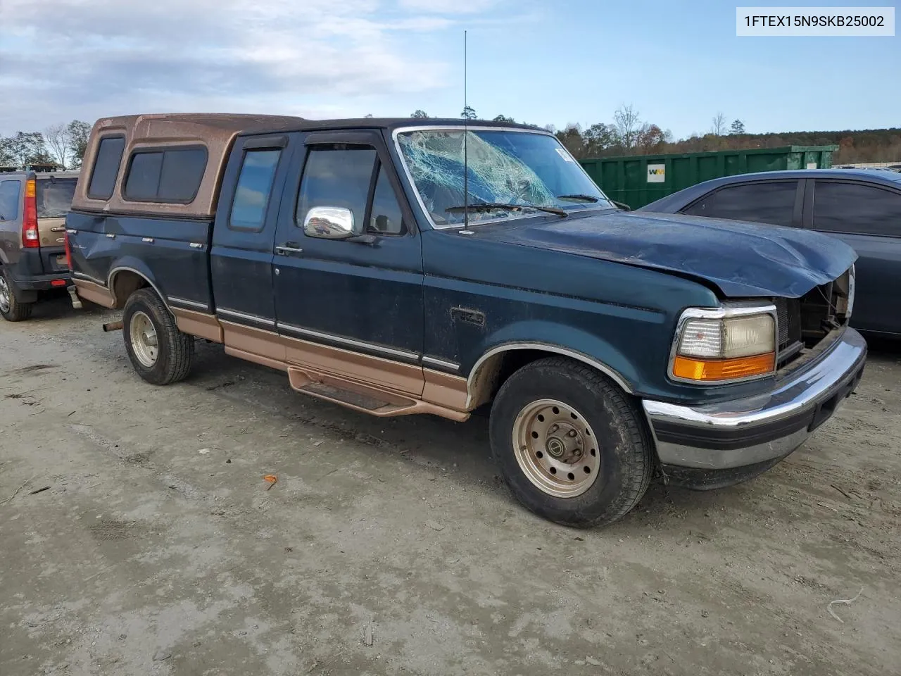 1995 Ford F150 VIN: 1FTEX15N9SKB25002 Lot: 80117184