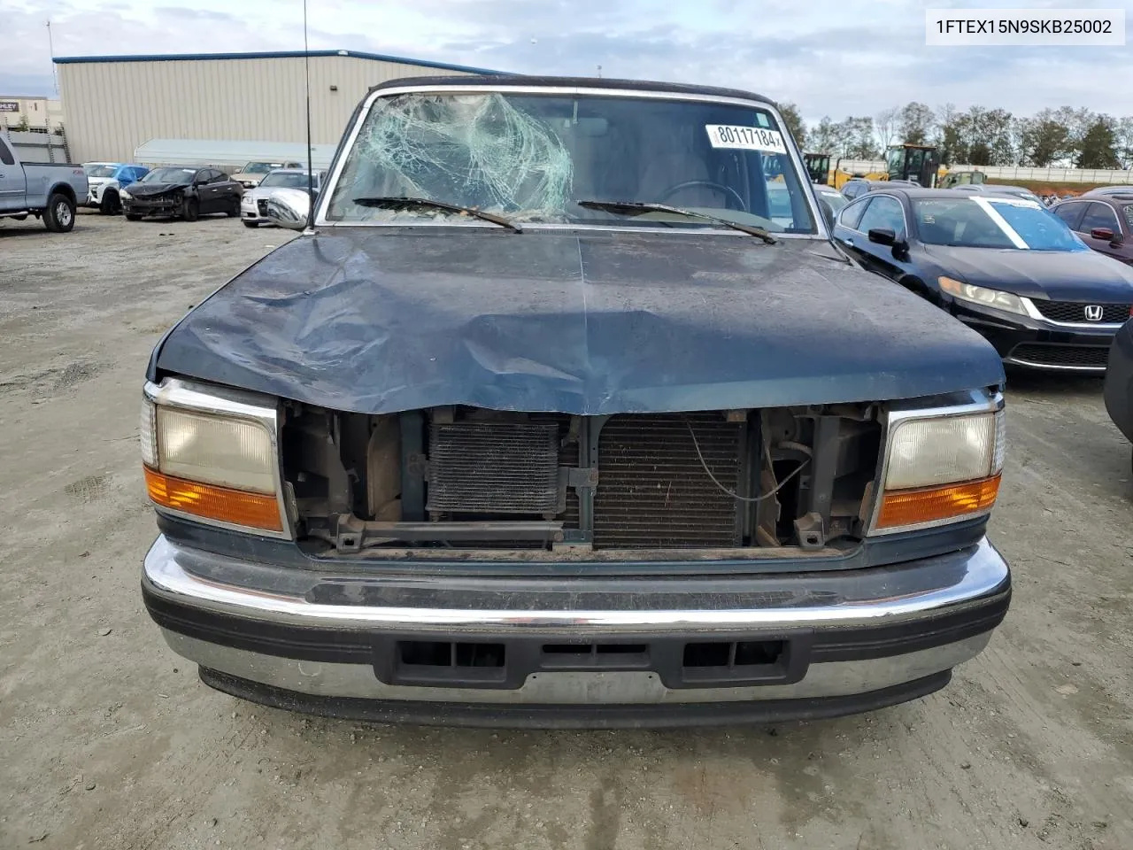 1995 Ford F150 VIN: 1FTEX15N9SKB25002 Lot: 80117184