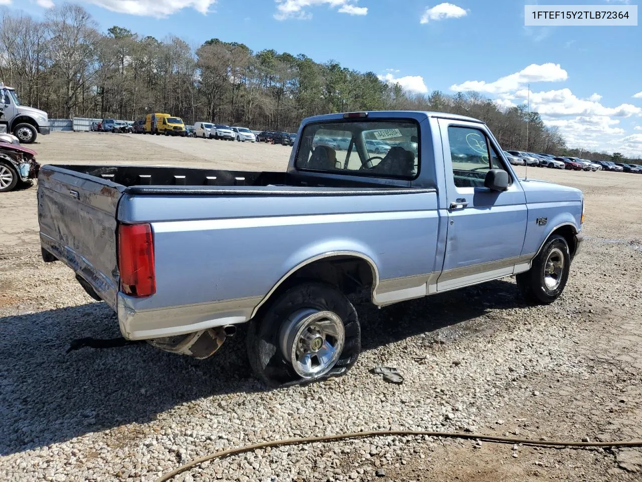 1996 Ford F150 VIN: 1FTEF15Y2TLB72364 Lot: 46039134