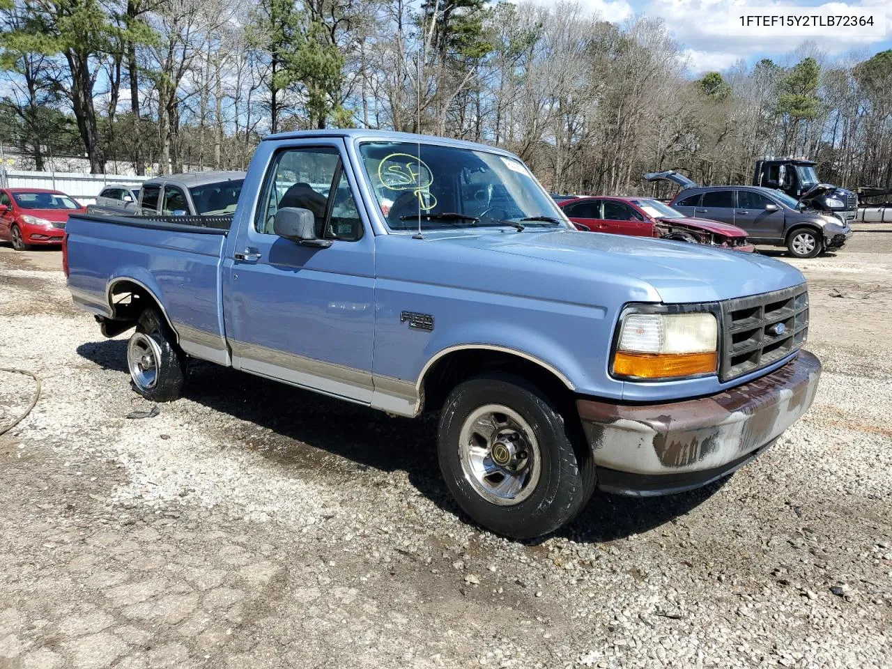 1996 Ford F150 VIN: 1FTEF15Y2TLB72364 Lot: 46039134