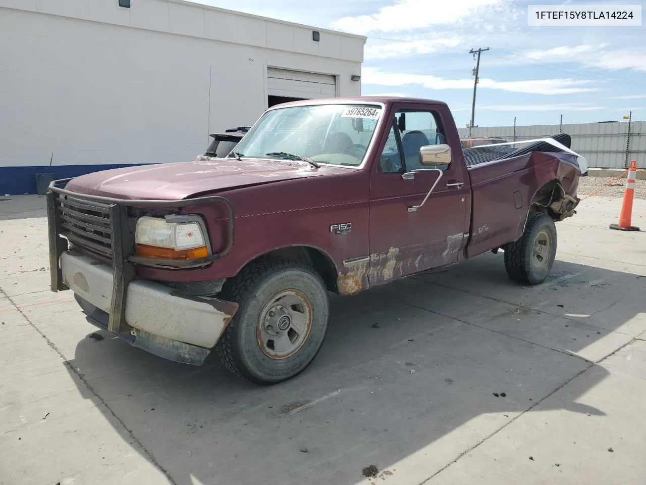 1996 Ford F150 VIN: 1FTEF15Y8TLA14224 Lot: 59765264