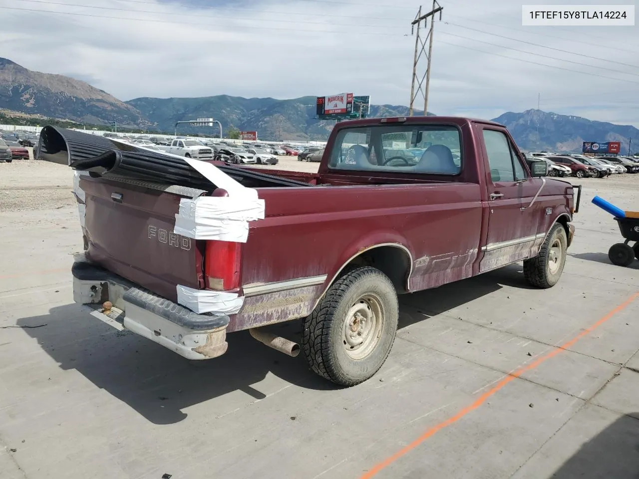 1996 Ford F150 VIN: 1FTEF15Y8TLA14224 Lot: 59765264