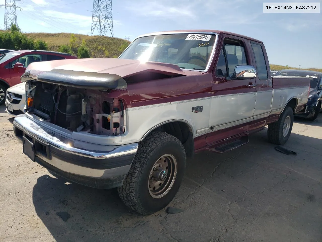 1996 Ford F150 VIN: 1FTEX14N3TKA37212 Lot: 70519994