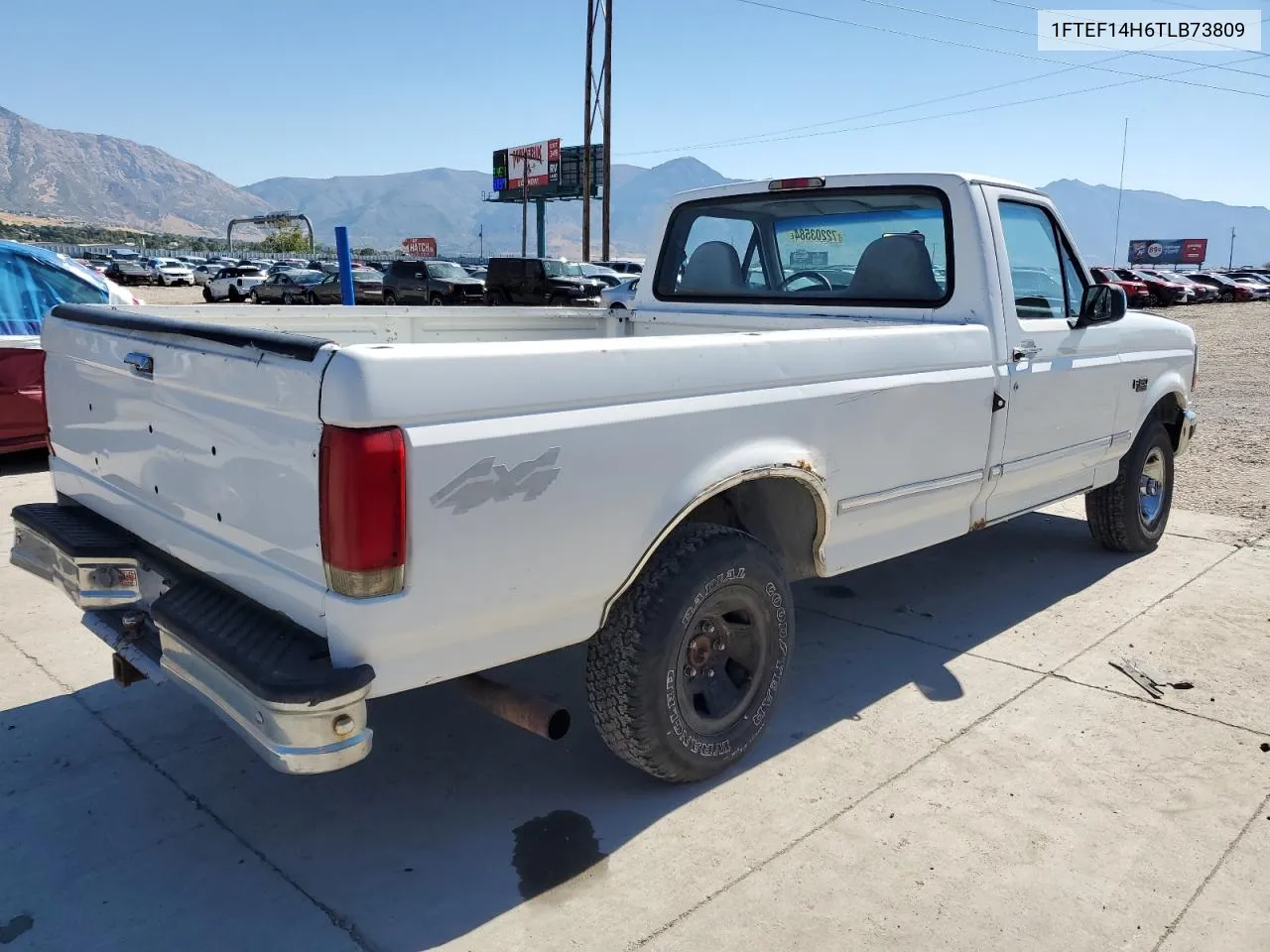 1996 Ford F150 VIN: 1FTEF14H6TLB73809 Lot: 72203584