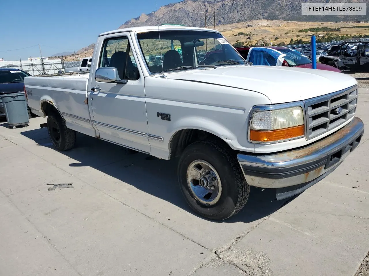 1996 Ford F150 VIN: 1FTEF14H6TLB73809 Lot: 72203584