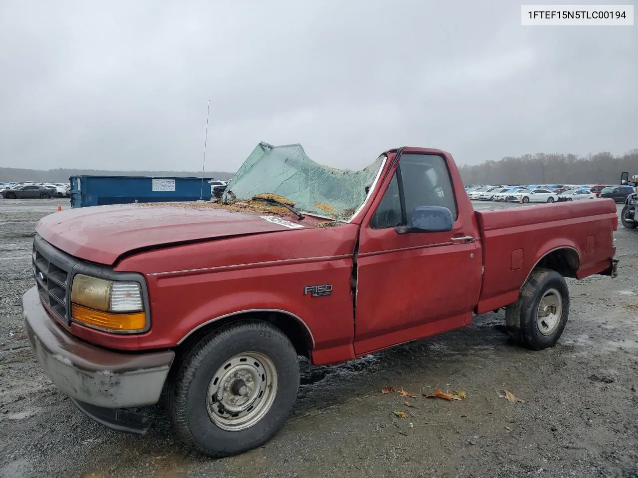 1996 Ford F150 VIN: 1FTEF15N5TLC00194 Lot: 79258964