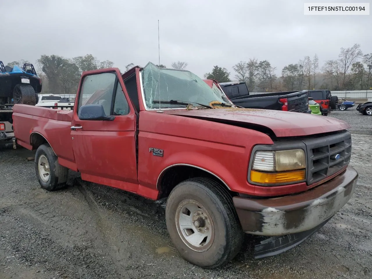 1996 Ford F150 VIN: 1FTEF15N5TLC00194 Lot: 79258964